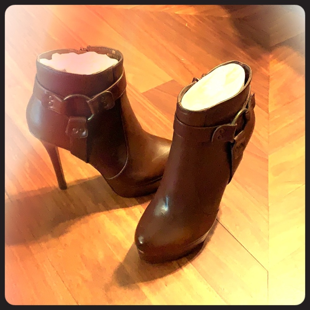 Brown booties